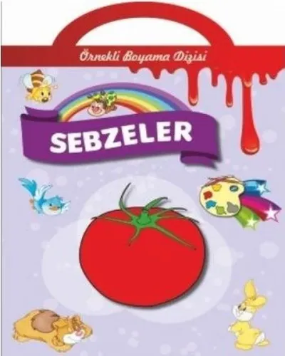 Örnekli Boyama - Sebzeler