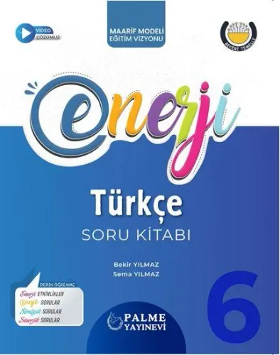 PALME 6.SINIF ENERJİ TÜRKÇE SORU KİTABI *YENİ*