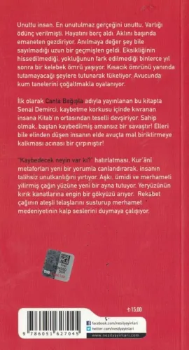 Kaybedecek Neyin Var ki? Senai Demirci İnkılap Yayınevi %60 indirimli