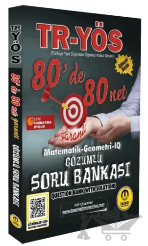 Tasarı TR YÖS Matematik Geometri IQ 80 De 80 Net Soru Bankası