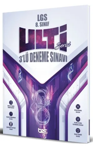 Bes Yayınları 8. Sınıf Ulti Serisi 3 lü Denemeleri