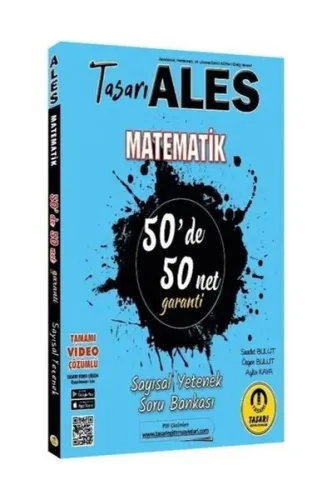Tasarı Yayınları ALES Matematik 50 de 50 Net Sayısal Yetenek Soru Bankası Video Çözümlü