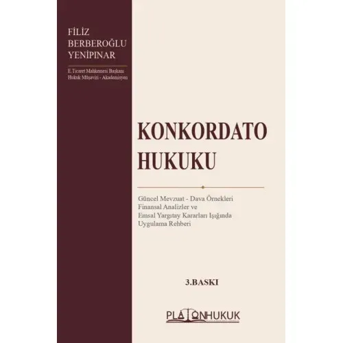 Konkordato Hukuku Filiz Berberoğlu Yenipınar