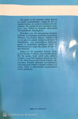 Arapça'da Fiil Zamanları Vecdi Akyüz Marmara Üniversitesi İlahiyat Vak