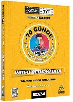 Mert Hoca Yayınları 2024 70 Günde TYT Matematik Kampı Video Ders Kitabı Mert Hoca