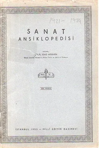 Sanat Ansiklopedisi 1953 / XXIX. Fasikül