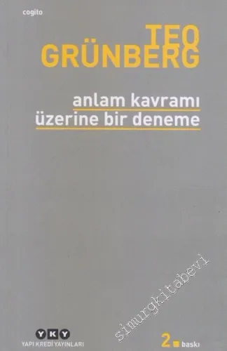 Anlam Kavramı Üzerine Bir Deneme -        2019