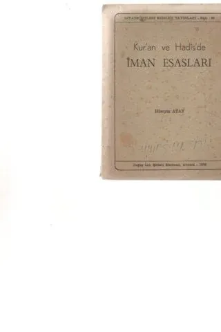 Kur'an ve Hadis'de İMAN ESASLARI