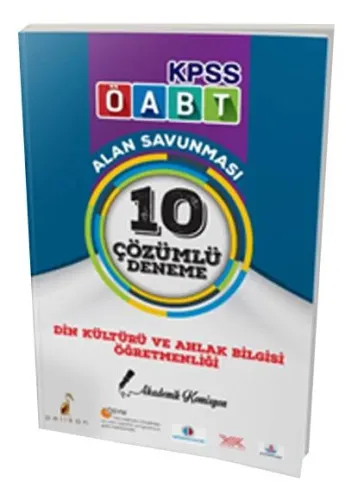 Pelikan KPSS ÖABT Din Kültürü ve Ahlak Bilgisi Öğretmenliği Alan Savunması 10 Çözümlü Deneme