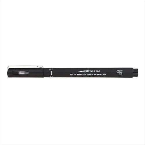 Uni PiN 0.3 fine line Akrilik Uçlu Kalem Siyah