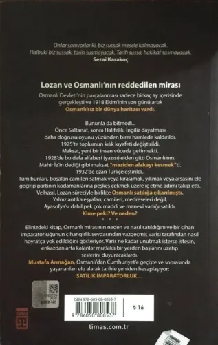 Satılık İmparatorluk Mustafa Armağan Timaş Yayınları