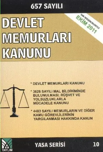 Yasa Serisi-10 Devlet Memurları Kanunu