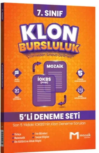 Mozaik Yayınları 7. Sınıf Klon 5'li Deneme Seti