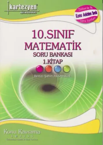 Kartezyen 10. Sınıf Matematik Soru Bankası 1.Kitap Remzi Şahin Aksanku