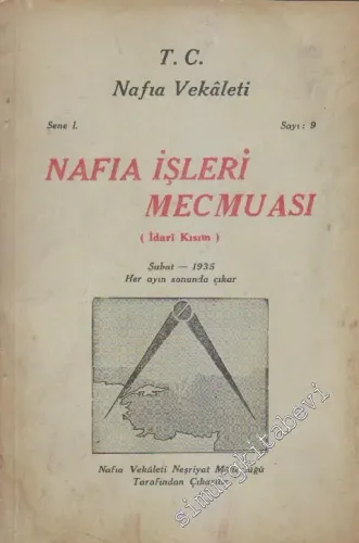 Bayındırlık İşleri Dergisi - Sayı: 9    Yıl: 1  Şubat
