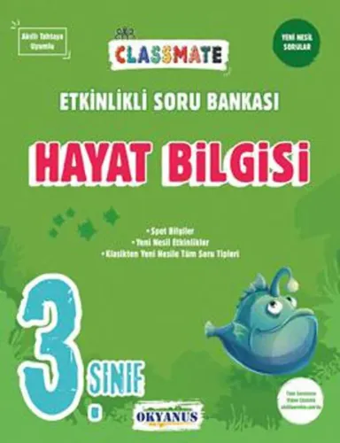 KELEPİR Okyanus Yayınları 3. Sınıf Hayat Bilgisi Classmate Etkinlikli 