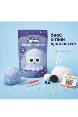 THE GURUMİ AHTAPOT ÖRGÜ ÖĞRENME KİTİ