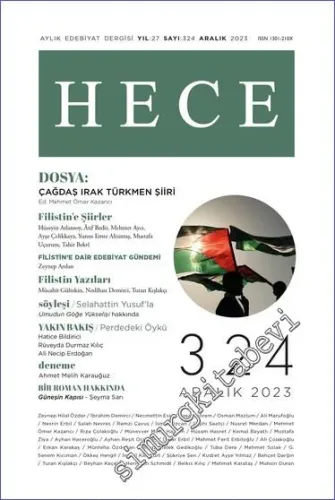 Hece Dergisi - Çağdaş Irak Türkmen Şiiri - Sayı: 324      Aralık  2023