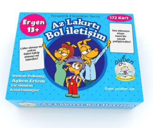 Aybino Az Lakırtı Bol İletişim Ergen Eğitim Kartı Seti