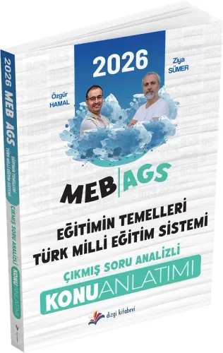 Dizgi Kitap Yayınları 2026 MEB-AGS Eğitimin Temelleri ve Türk Milli Eğitim Sistemi Konu Anlatımı