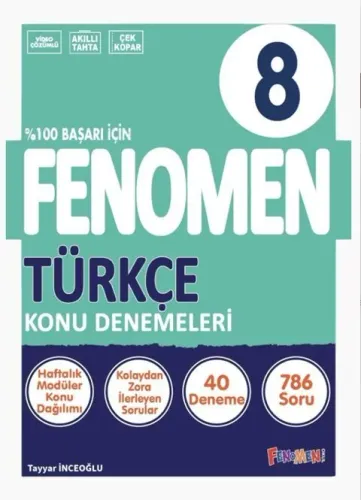 Fenomen Okul 8. Sınıf Fenomen Türkçe 40'lı Konu Denemeleri