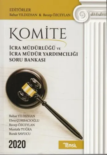 İcra Müdürlüğü ve İcra Müdür Yardımcılığı Soru Bankası