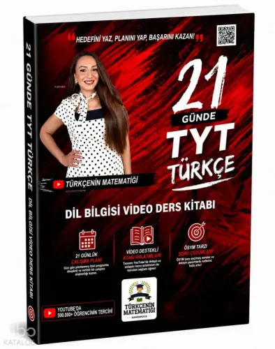 Oksijen Türkçenin Matematiği 21 Günde TYT Türkçe Dil Bilgisi Video Ders Kitabı