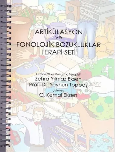 Artikülasyon ve Fonolojik Bozukluklar Terapi Seti (Resimli Kart)