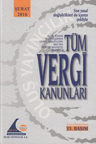 Tüm Vergi Kanunları