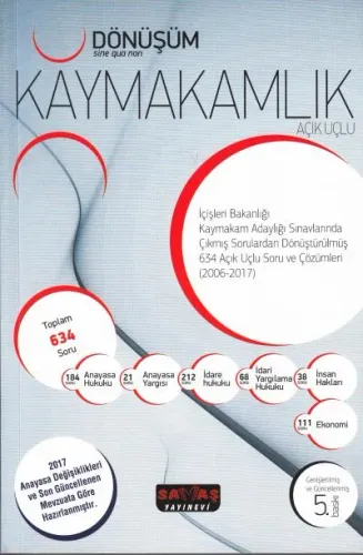 Dönüşüm Kaymakamlık Açık Uçlu Soru Bankası