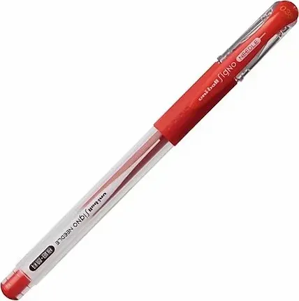 Uniball Signo NEEDLE 0.38 İğne Uçlu Jel Kalem Kırmızı