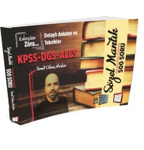 KPSS-DGS-ALES Sözel Mantık Tamamı Video Çözümlü 500 Soru