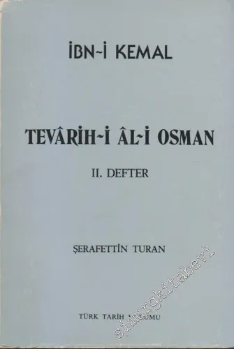 Tevarih-i Al-i Osman 2. Defter -        1983