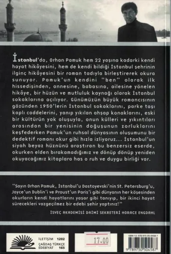 İstanbul Hatıralar ve Şehir Orhan Pamuk İletişim Yayınları %36 indirim