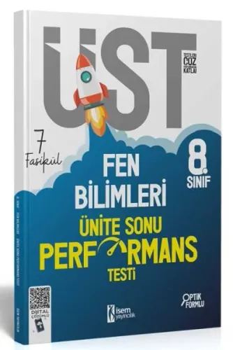 İsem Yayıncılık 2023 8. Sınıf LGS Fen Bilimleri 7 Fasikül Ünite Sonu Performans Testi