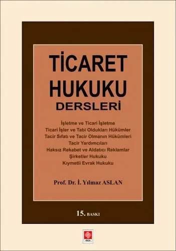 Ticaret Hukuku Dersleri