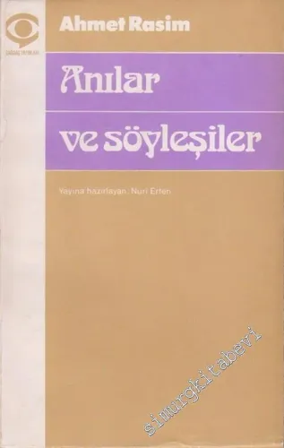 Anılar ve Söyleşiler -        1983