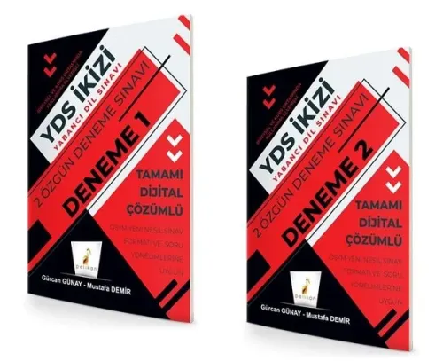 YDS İngilizce İkizi 2 Özgün Deneme Sınavı Dijital Çözümlü