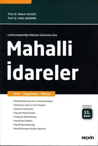 Mahalli İdareler