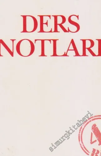 Ders Notları -