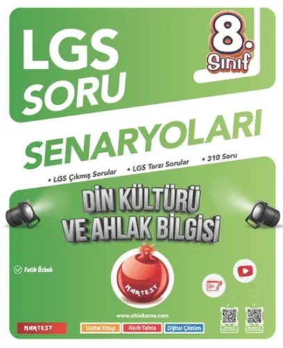 Nartest Yayınları 8. Sınıf LGS Din Kültürü ve Ahlak Bilgisi Soru Senar