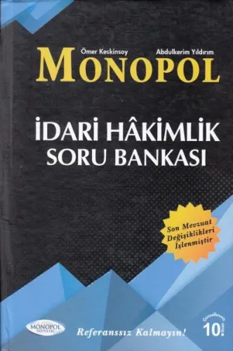 İdari Hakimlik Soru Bankası