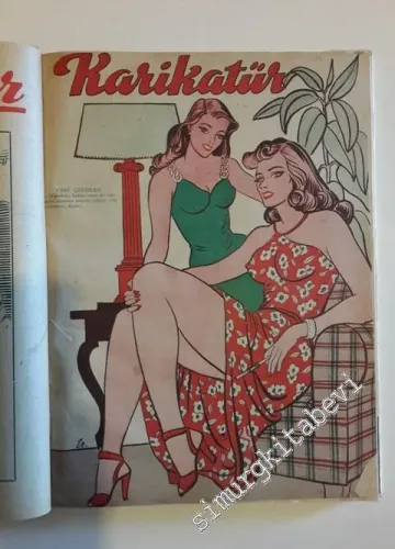 Karikatür Perşembe Günleri Çıkar Siyasi Mizah Mecmuası 15 Sayı: 3 0cak 1947 - 26 Haziran 1947 -   12  12   1947
