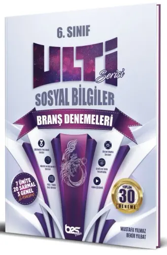 Bes Yayınları 6. Sınıf Sosyal Bilgiler Ulti Serisi Denemeleri
