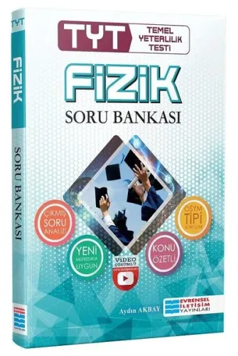 TYT Fizik Video Çözümlü Soru Bankası Evrensel İletişim Yayınları Aydın Akbay