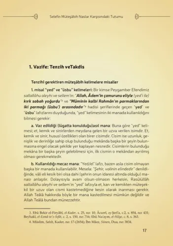 Müteşabih Nasların Tevilinde Ölçü