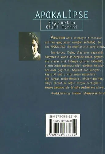 Apokalipse- Kıyametin Gizli Tarihi Aydoğan Vatandaş Timaş Yayınları %3