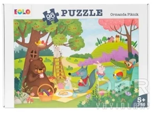 Ormanda Piknik - 96 Parça Puzzle (5 Yaş)