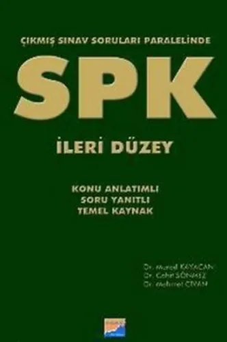 SPK İleri DüzeyÇıkmış Sınav Soruları Paralelinde