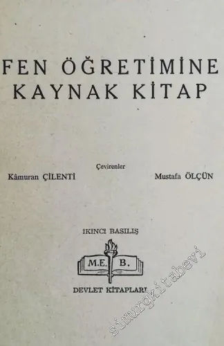 Fen Öğretimine Kaynak Kitap -        1982